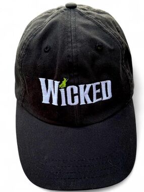 Wicked Embroidered Black Baseball Cap